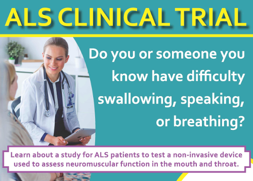 ALS research flyer