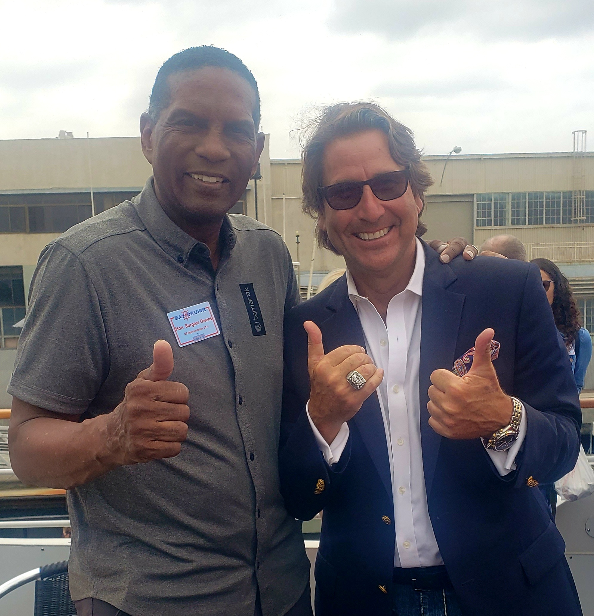 Congressman Burgess Owens and Dr. Mansfield