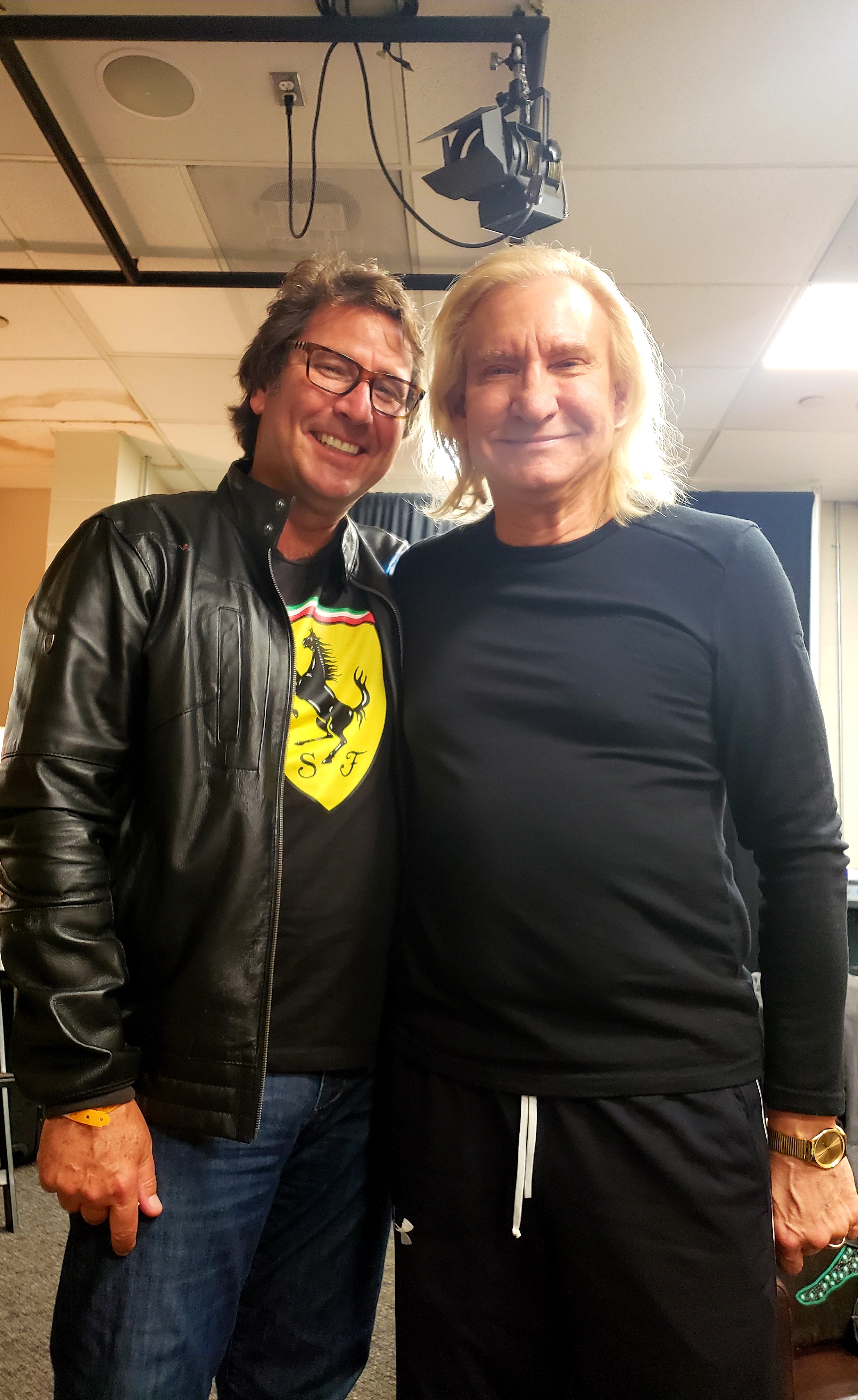 Dr. Perry Mansfield with Joe Walsh