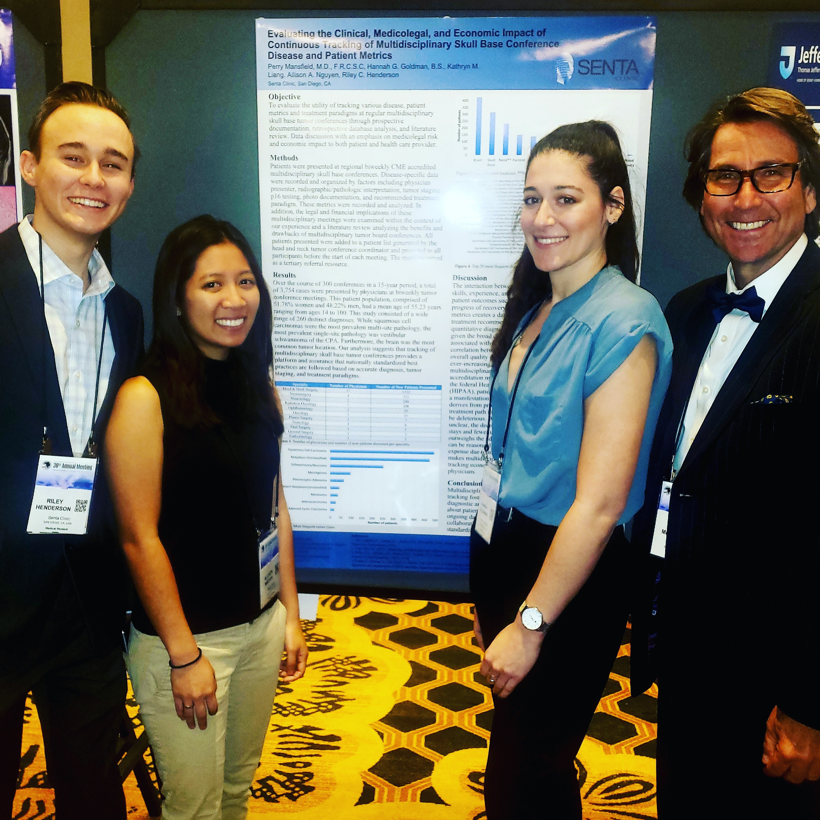 Dr. Mansfield with Hannah Goldman, Allison Nguyen, Riley Henderson and Kate Liang at the 30th Annual NASBS National Meeting