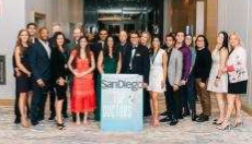 Group Picture of Senta Clinic Doctors with San Diego Top Doctors Sign